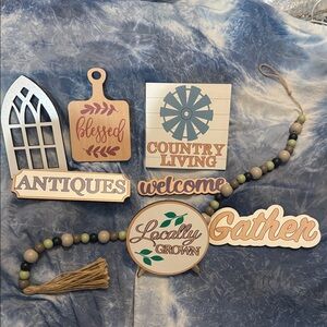 Rustic Farmhouse Wall Decor Set